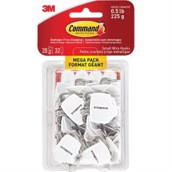 HOOKS SMALL WIRE MEGA 28 / PK