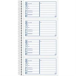 Livre Duplicateur De Reçus De Petite Caisse