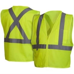 SAFETY VEST HI-VIS LIME *LARGE