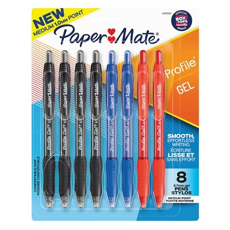 Stylo à Bille Rétractable Paper Mate® Gel 3 Stylo à Bille Rétractable Paper Mate® Gel