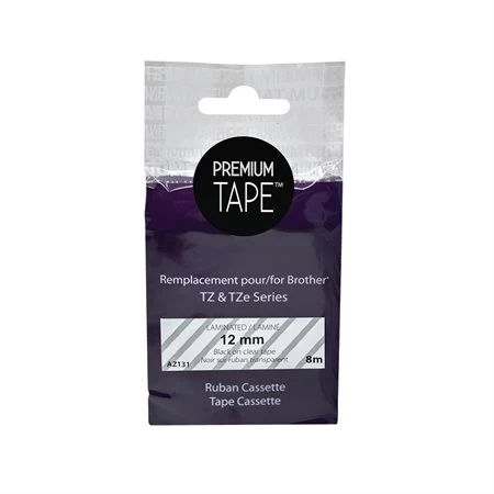 Ruban Compatible (Alternative à Brother TZ-131 / Tze-131) 3 Ruban Compatible (Alternative à Brother TZ-131 / Tze-131)