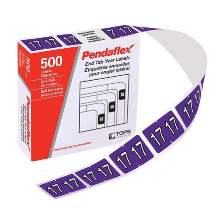 Étiquettes De Classement Annuel Pour Onglet Latéral 3 Étiquettes De Classement Annuel Pour Onglet Latéral