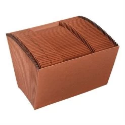 Classeur Expansible En Fibre Rouge -Leitz Boutique 4630 B