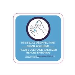 Autocollants Désinfectant