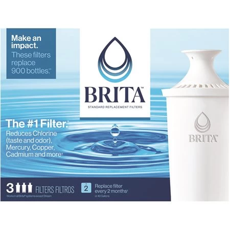 Filtres De Remplacement Pour Pichets Et Distributeur D’eau Brita® 3 Filtres De Remplacement Pour Pichets Et Distributeur D’eau Brita®