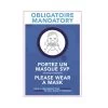 Affiche Masque Obligatoire 2 Affiche Masque Obligatoire -Leitz Boutique 804468w B
