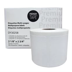 Étiquettes Multi-usages Compatible Dymo 30258.