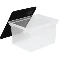 Boîte De Rangement Empilable En Plastique